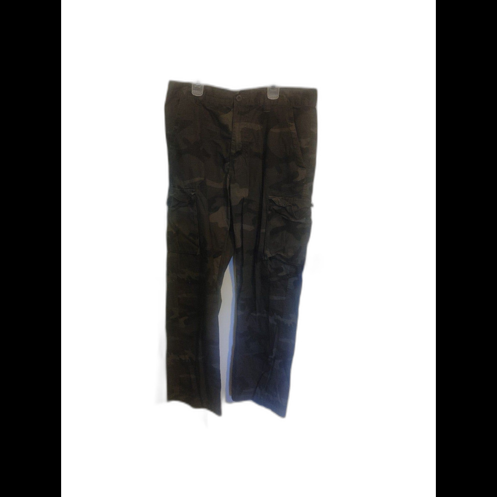Men's Camo Regular Fit Cargo Multi Pocket Work Pants